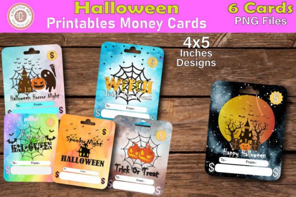 Download Halloween Money Card Design 6 Unique Wed - Card design Collection