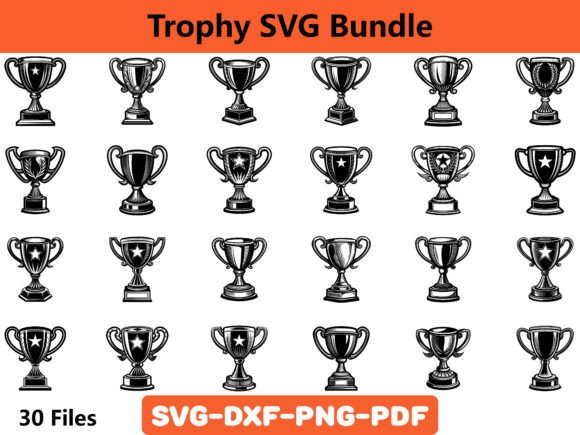 Download Trophy SVG Bundle - Trophy svg bundle Collection