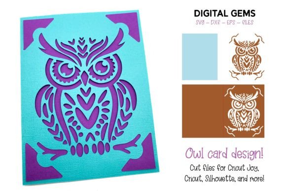 Download Owl Insert Card Design - Premium Resources